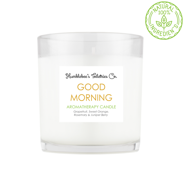 GOOD MORNING AM AROMATHERAPY CANDLE