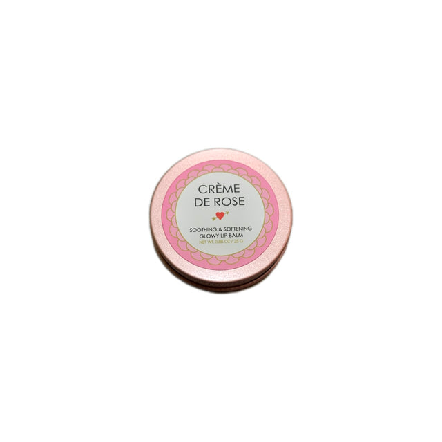 CREME DE ROSE - SOOTHING & SOFTENING GLOWY LIP BALM