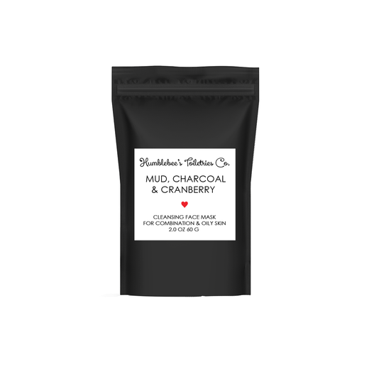MUD, CHARCOAL & CRANBERRY FACE MASK