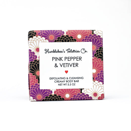 PINK PEPPER & VETIVER CREAMY BODY BAR