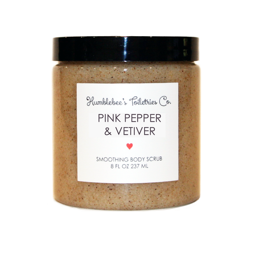 PINK PEPPER & VETIVER BODY SCRUB