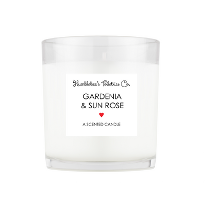 GARDENIA & SUN ROSE SCENTED CANDLE