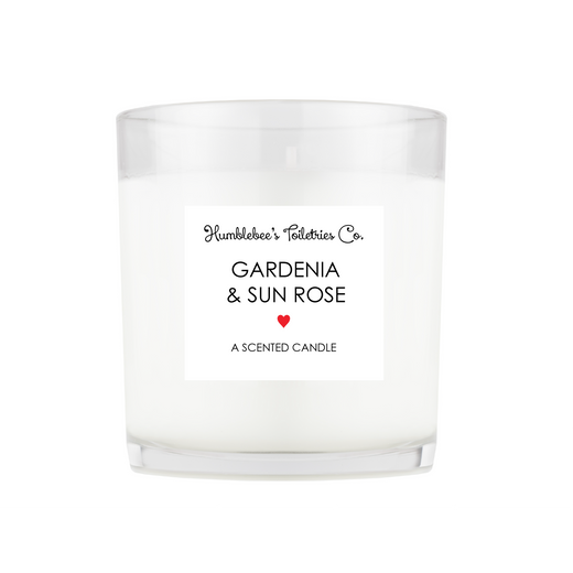 GARDENIA & SUN ROSE SCENTED CANDLE