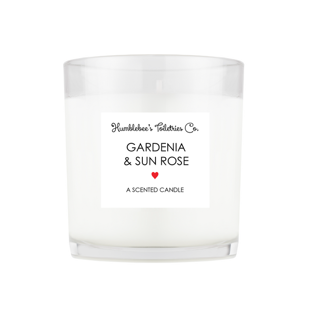 GARDENIA & SUN ROSE SCENTED CANDLE
