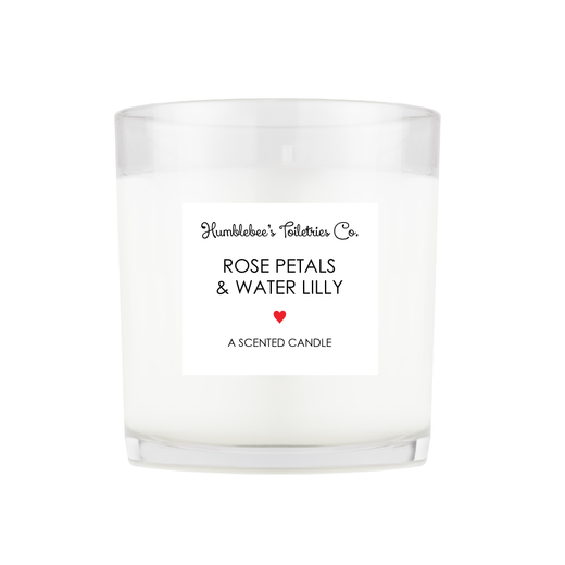 ROSE PETALS & WATER LILY CANDLE
